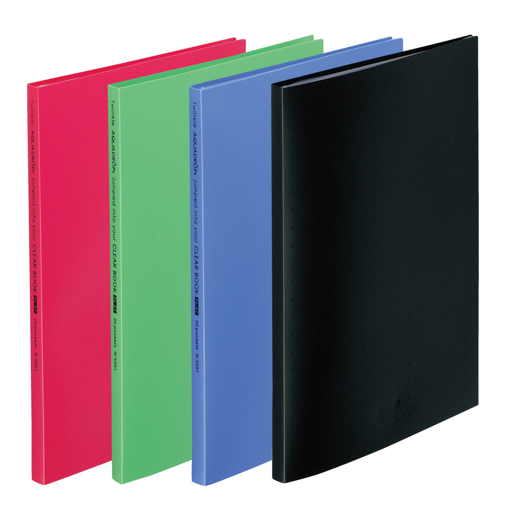 確認（3点まとめ） まとめ） リヒトラブ AQUA DROPs クリヤーブック（クリアブック