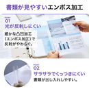 リクエスト 広い間口で出し入れしやすいクリヤーポケット　Ａ４・３０穴（生地厚０．０６ｍｍ）　中厚口・１００枚パック