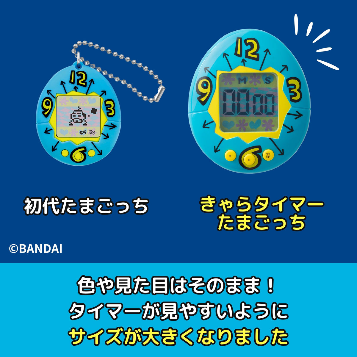 【早い者勝ち】きゃらタイマーたまごっち　ケーたま　水色×2個 CCP きゃらタイマー たまごっち ケーたま キッチンタイマー たまごっち
