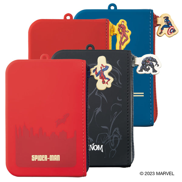 MARVEL マーベル  パスケース MARVEL（マーベル） パスケース リール付き ナナメ 定期入れ