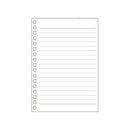 オープンリングノート・ツイストノート＜適合リーフ＞Ａ罫　Ａ６