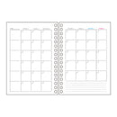 オープンリングノート＜適合リーフ＞日付フリーマンスリー Ａ６