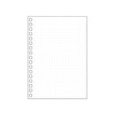 オープンリングノート・ツイストノート＜適合リーフ・ドット方眼罫＞　Ａ６