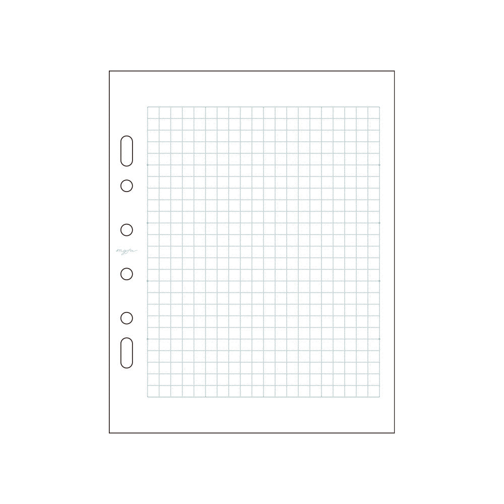ｍｙｆａ　アレンジペーパーリフィル（方眼）