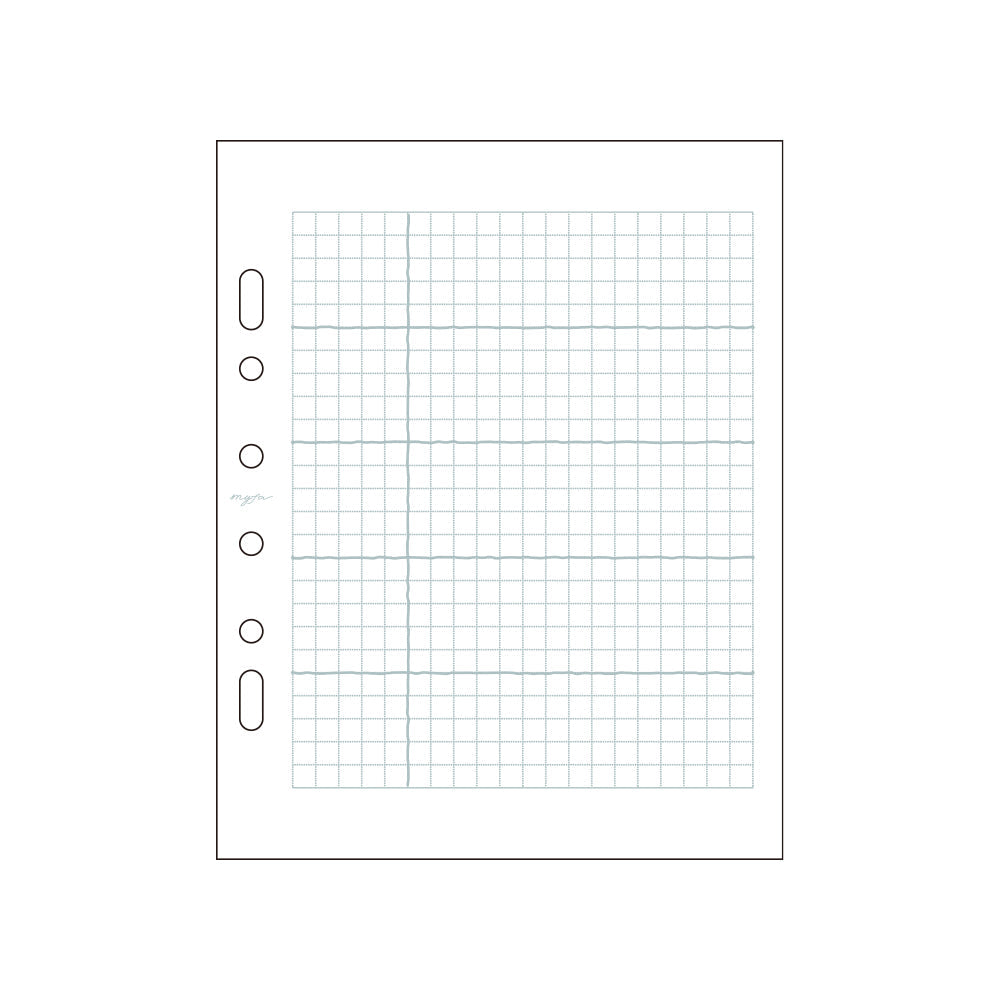 ｍｙｆａ　アレンジペーパーリフィル（方眼）