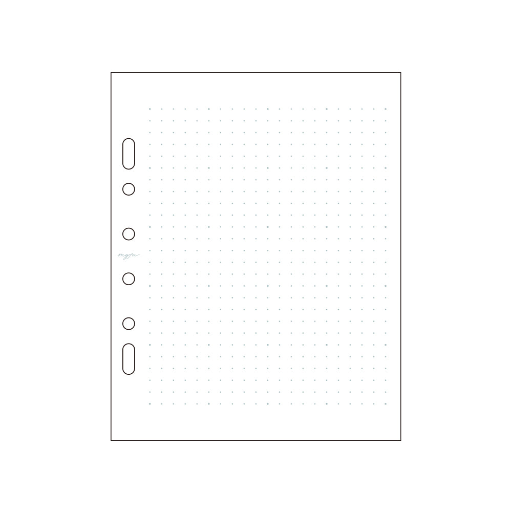 ｍｙｆａ　アレンジペーパーリフィル（ドット方眼）