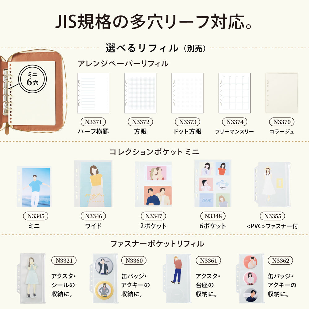 ｍｙｆａ　ラウンドジップバインダー