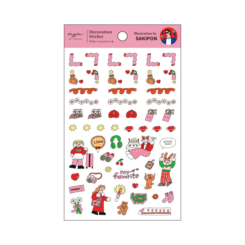 ｍｙｆａ　デコレーションシール クリエイターコラボ