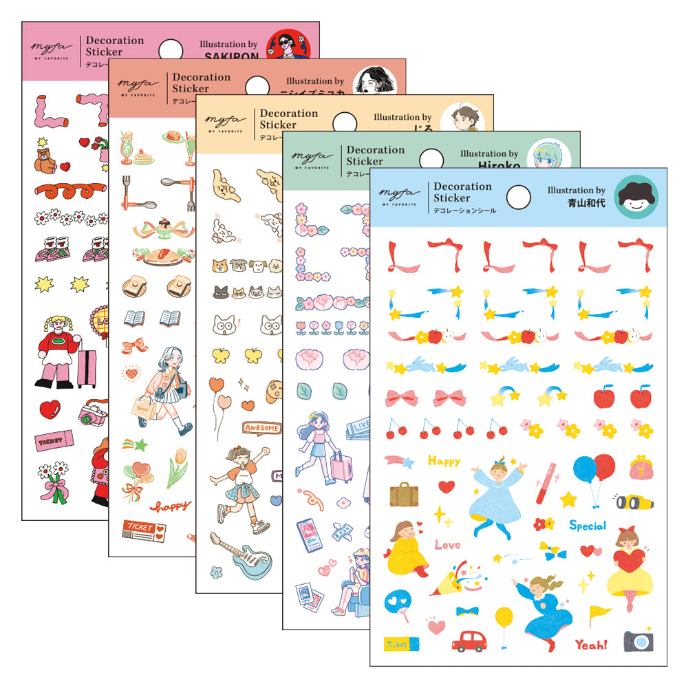 ｍｙｆａ　デコレーションシール クリエイターコラボ