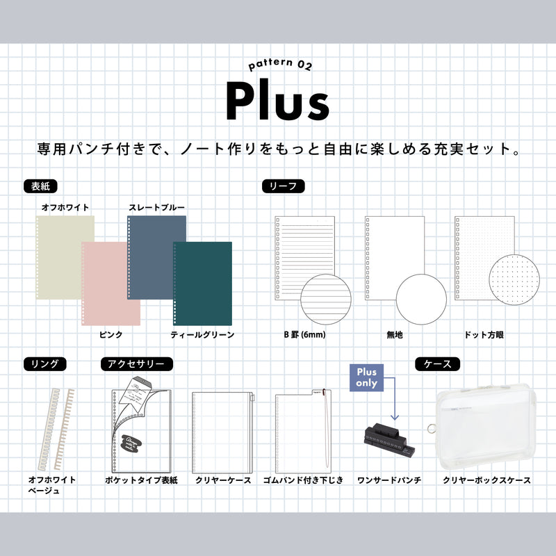 オンラインストア限定】カスタマイズオープンリングノート A6