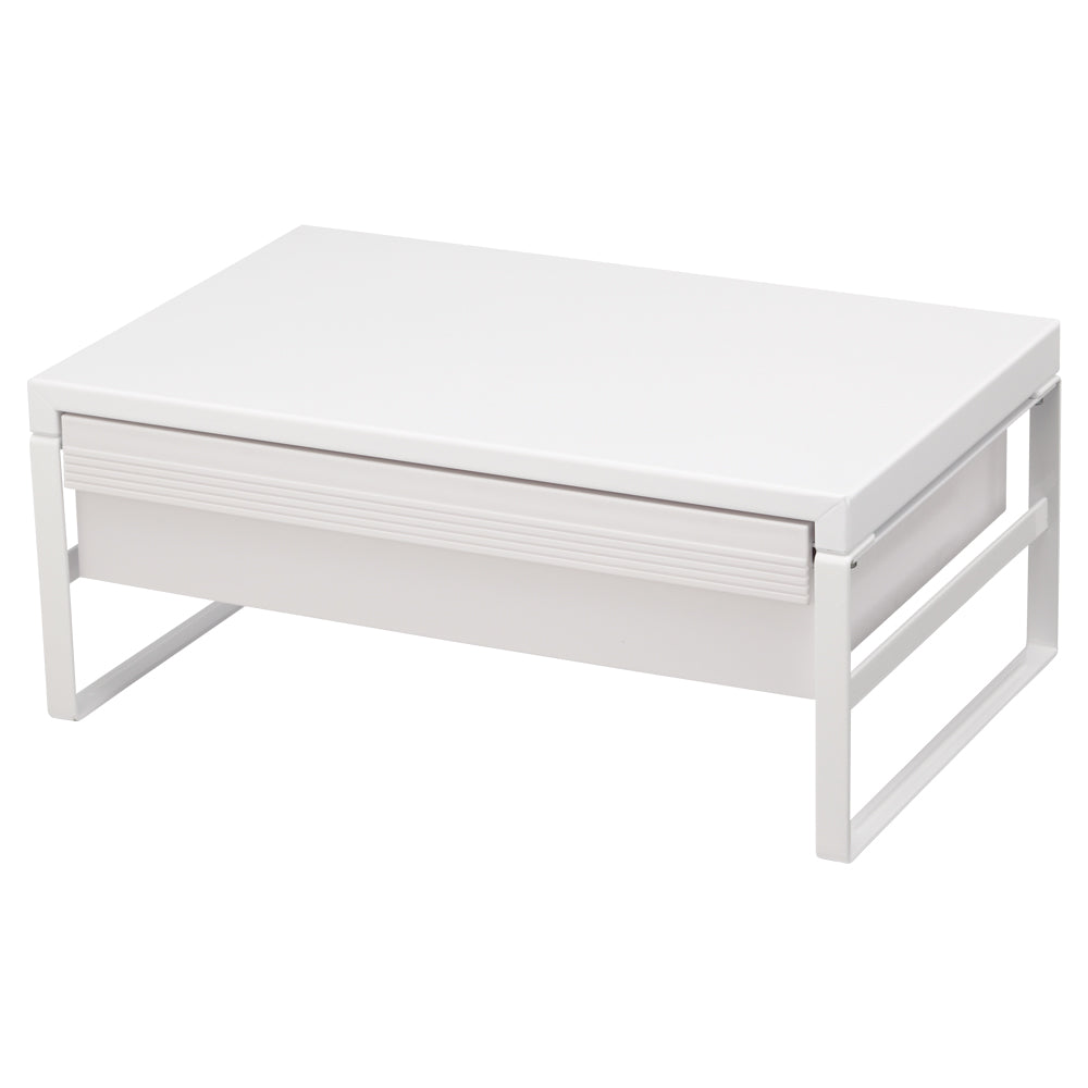 机上台＜幅390mm・引出し付ハイタイプ＞