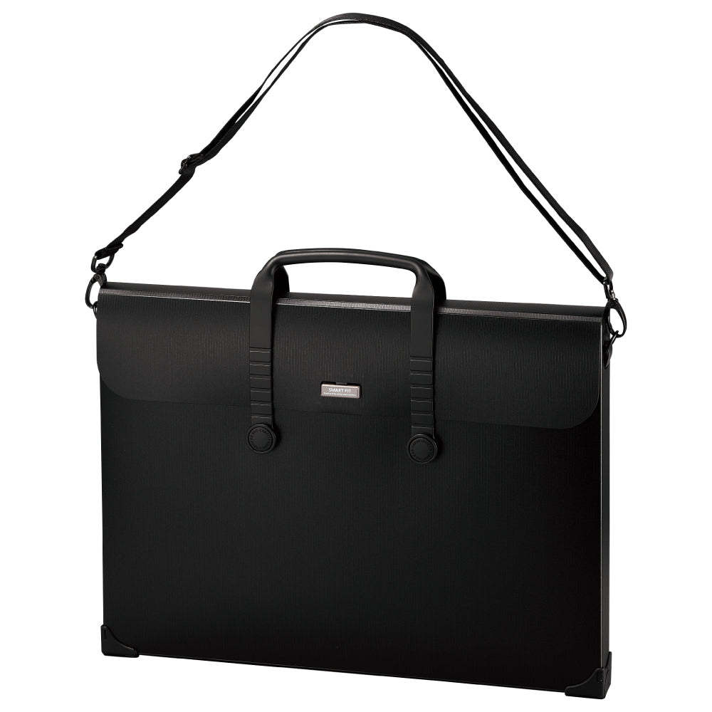 (まとめ）リヒトラブ SMART FITキャリングバッグ ネイビー A-7582-11 1個〔×3セット〕