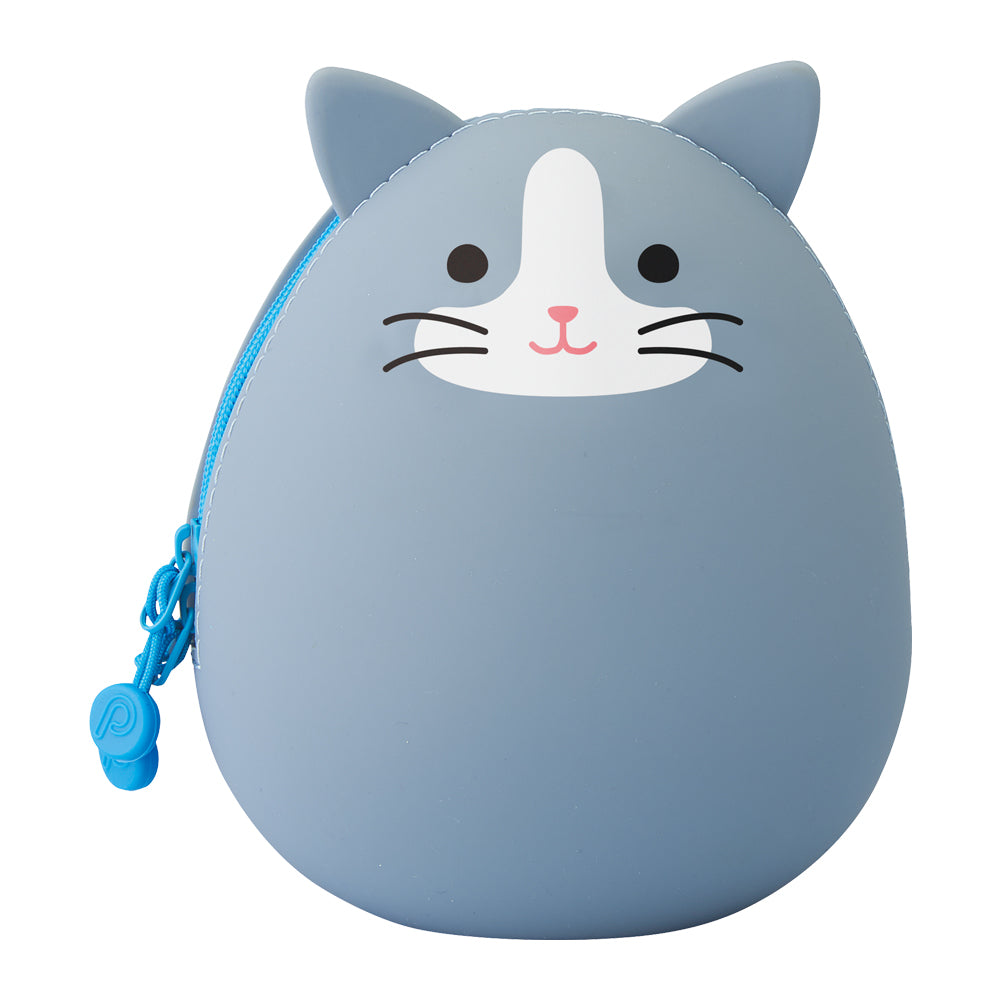 Amazon.co.jp: リヒトラブ エッグ ポーチ BIG クロネコ A7783-3