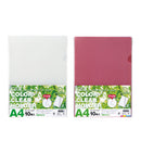 【10組セット】リクエスト　クリヤーホルダー＜１０枚パック＞ Ａ４