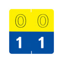 カラーナンバーラベル　Ｍ ２桁用