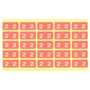 カラーナンバーラベル　Ｍ（250片入り）