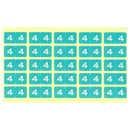 カラーナンバーラベル　Ｍ（250片入り）