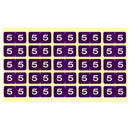 カラーナンバーラベル　Ｍ（250片入り）