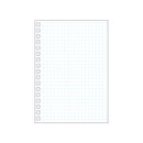 オープンリングノート・ツイストノート＜適合リーフ・薄色方眼罫＞　Ａ６