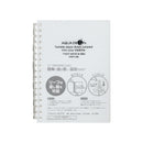 AQUA DROPs ツイストノート　Ａ６　リーフ３０枚