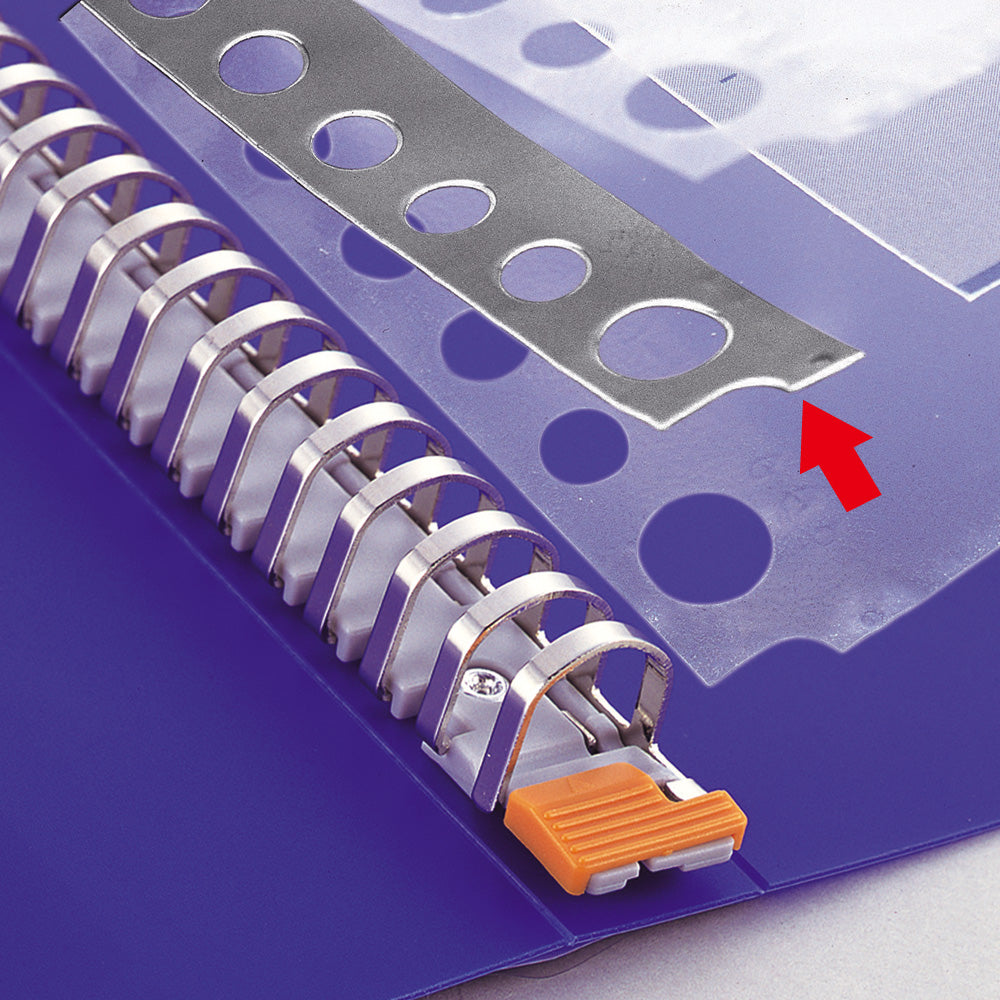 まとめ売り リヒトラブルポ・リーンフォース・クリヤーポケット B4タテ 2・4・36穴 グレー N-2007 1パック(10枚) ×30セット 生活用品[▲][TP] ルポ・リーンフォース・クリヤーポケット（お徳用パック）